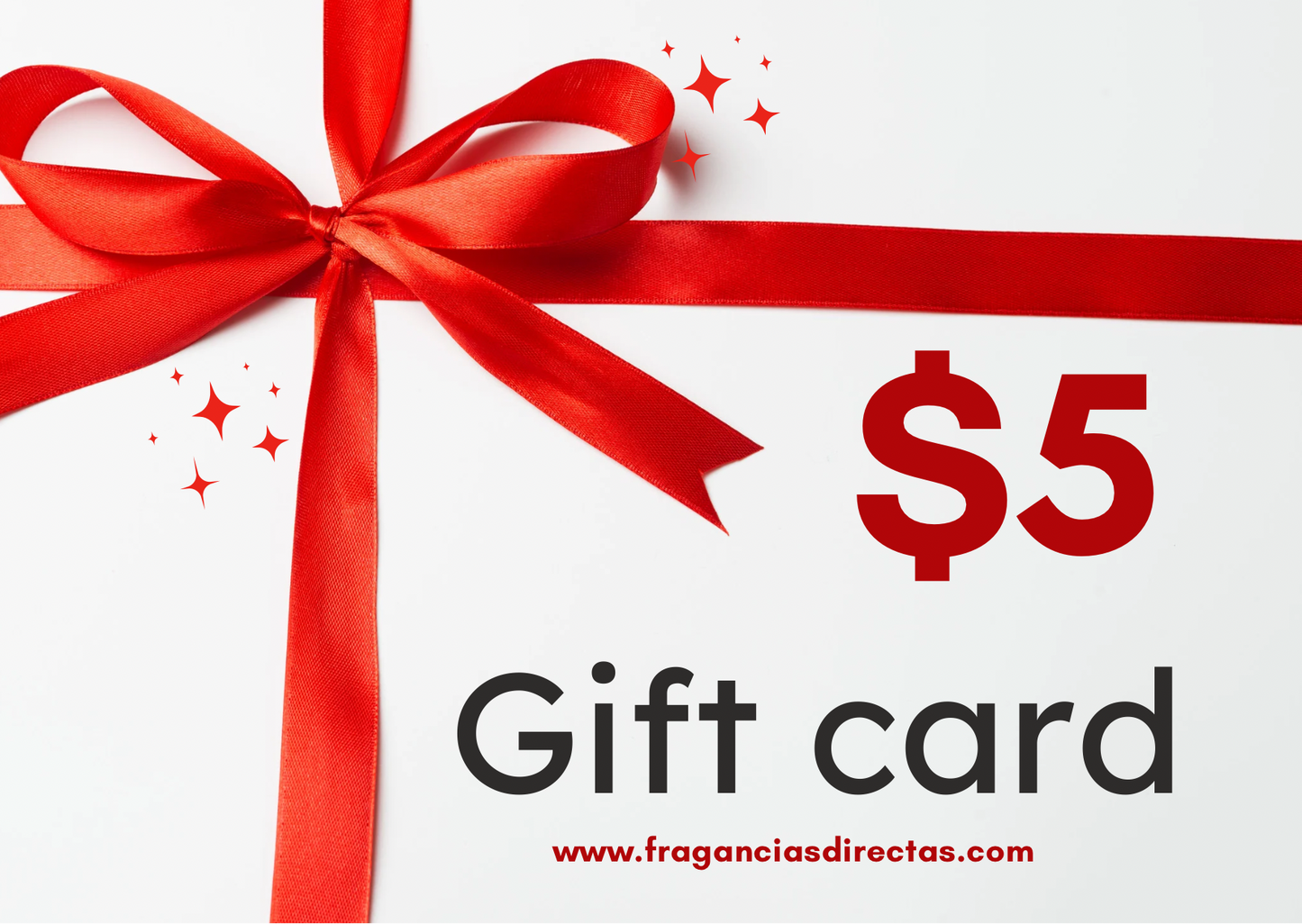 Gift Card $5.00 (Tarjeta de regalo)